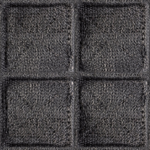 无缝的4K照片纹理，呈现磨损的深灰色缝合棉布图案。图片下载