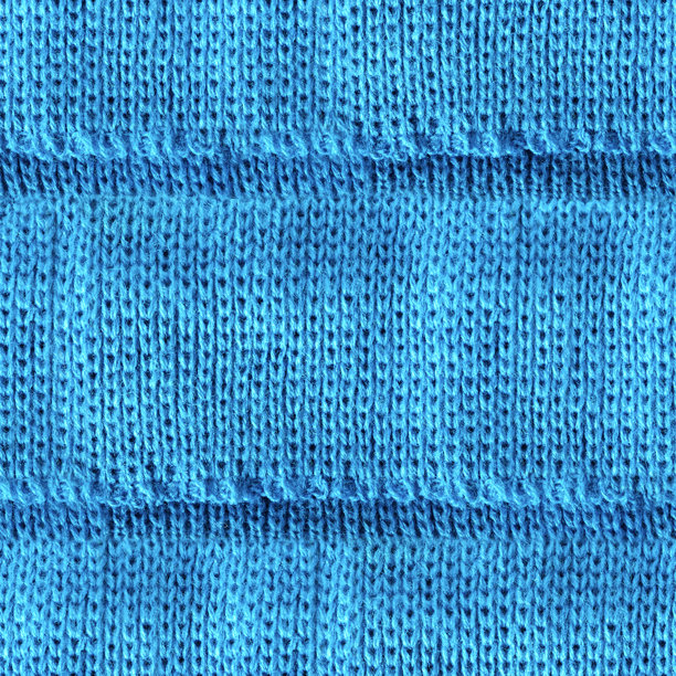 无缝的4K蓝色条纹毛衣材质照片纹理。图片下载