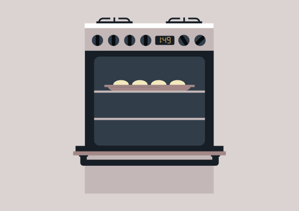 精致的面团在温暖的烤箱中缓慢发酵，伴随着舒适的厨房氛围，完美烘焙。图片下载