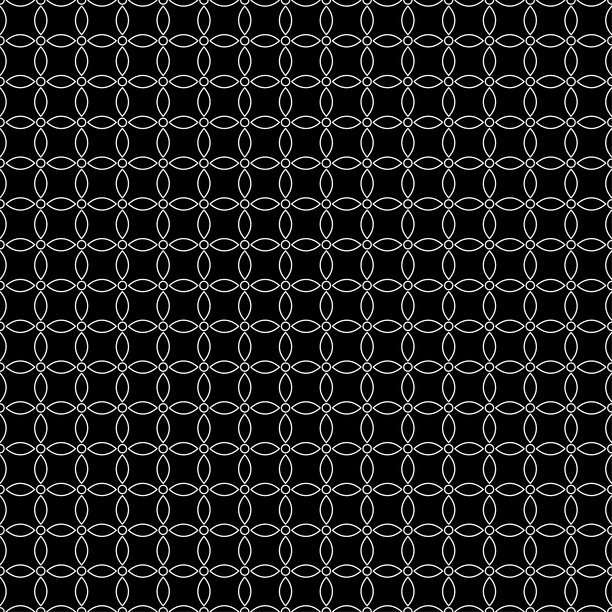 无缝背景图案-黑白壁纸-矢量插图图片下载