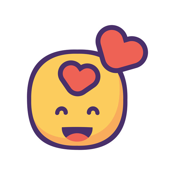 可爱和胖乎乎的设计表情图片下载