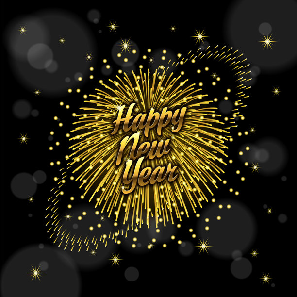 金色烟花[贺年]图片下载