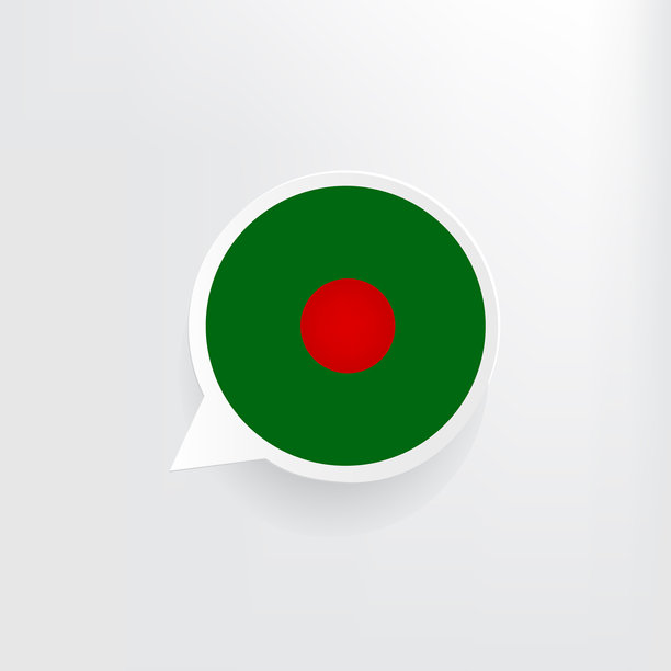孟加拉国国旗演讲泡沫图片下载