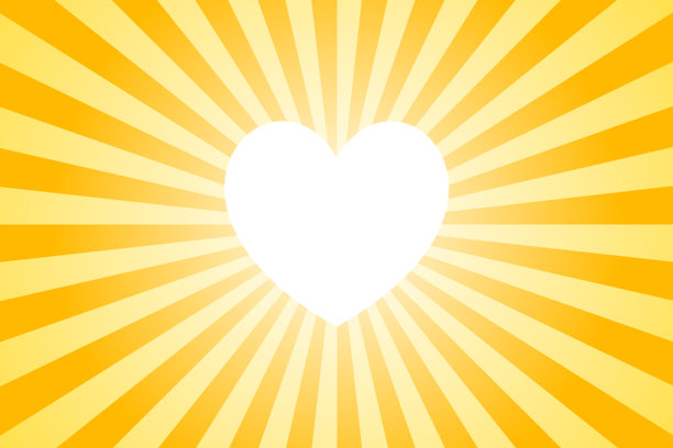 发光的心图片下载