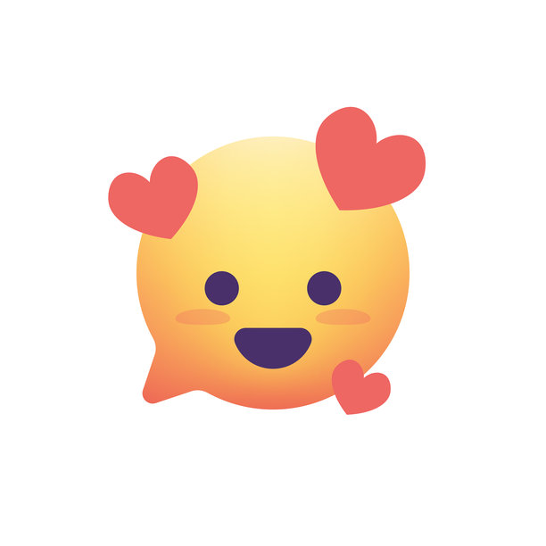 在演讲或思想气泡形状上设计表情符号图片下载