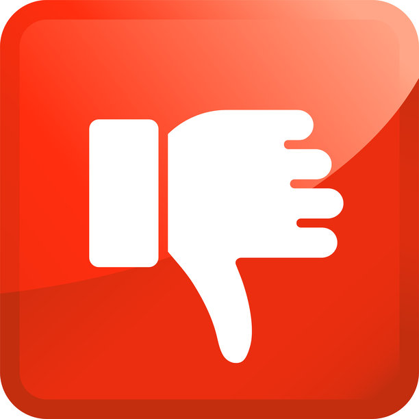 拇指向下的图标图片下载