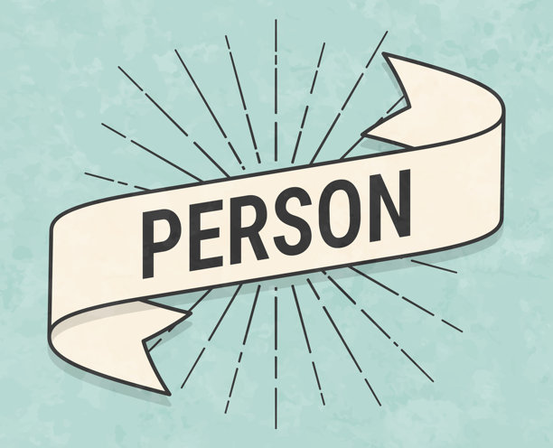 复古风格的人物横幅 - 旧纹理纸张图片下载