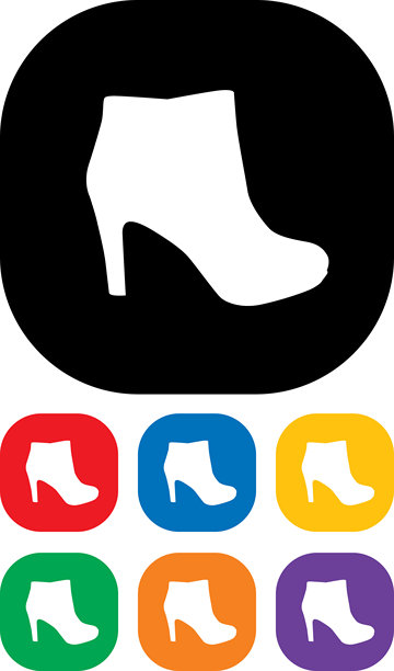 女人的靴子图标设置4图片下载