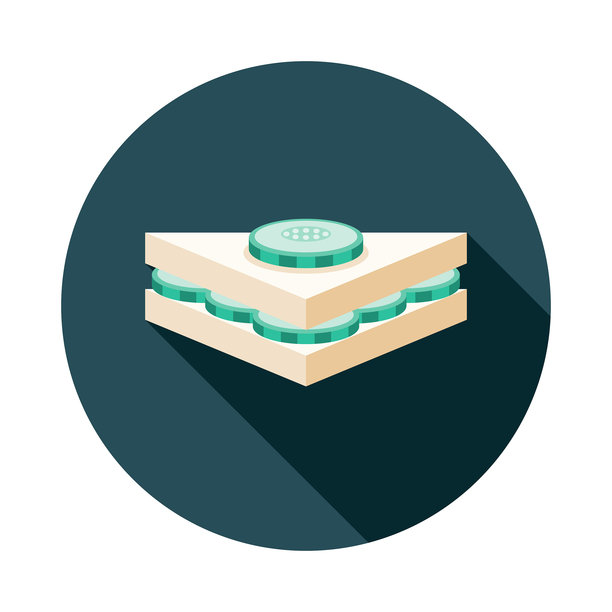 黄瓜茶三明治蟋蟀图标图片下载