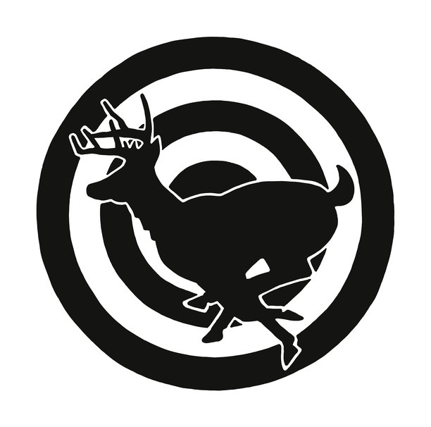 靶心上的鹿图片下载