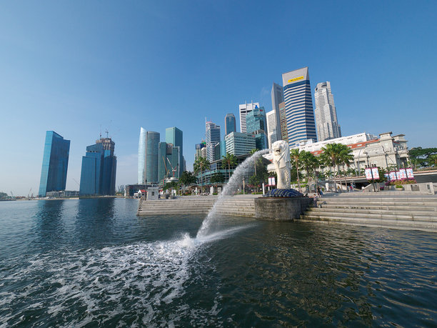 鱼尾狮公园图片下载