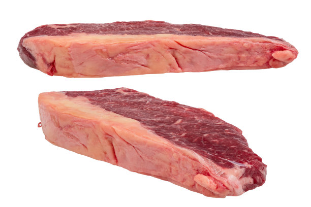 高分辨率的烹饪食材照片：西冷牛排和嫩肉牛排。图片下载