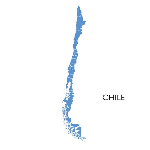 智利的地图图片下载