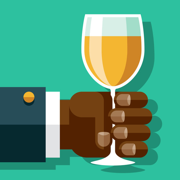 手拿着葡萄酒杯图片下载