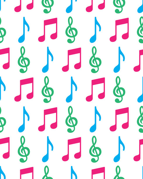 音乐笔记模式图片下载