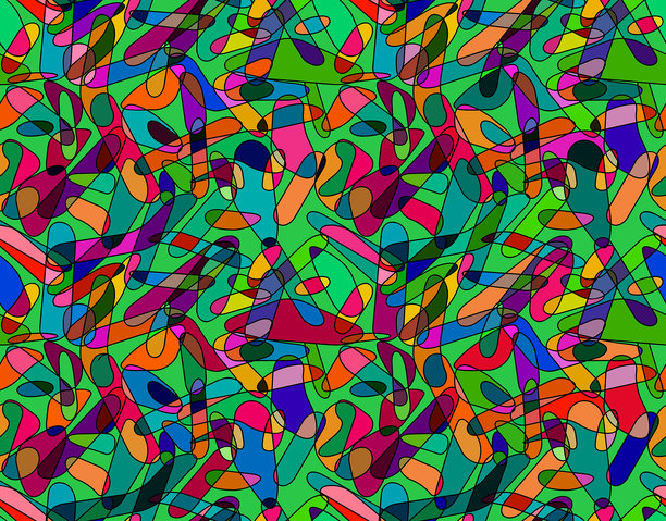 无缝波普艺术几何图案图片下载