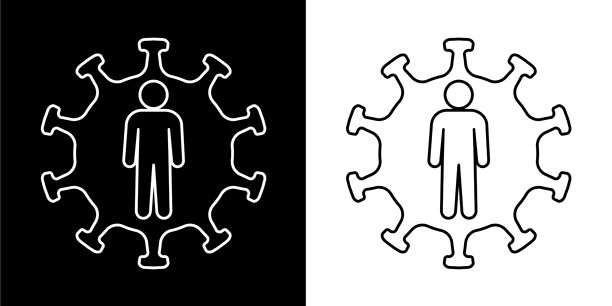 新冠肺炎研究图标图片下载