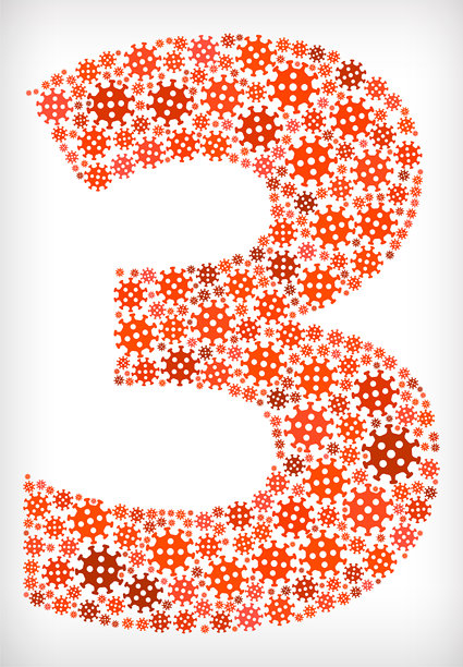 3 .流感冠状病毒图标模式图片下载