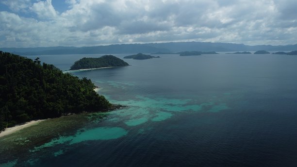 菲律宾美丽风景的航拍照片图片下载