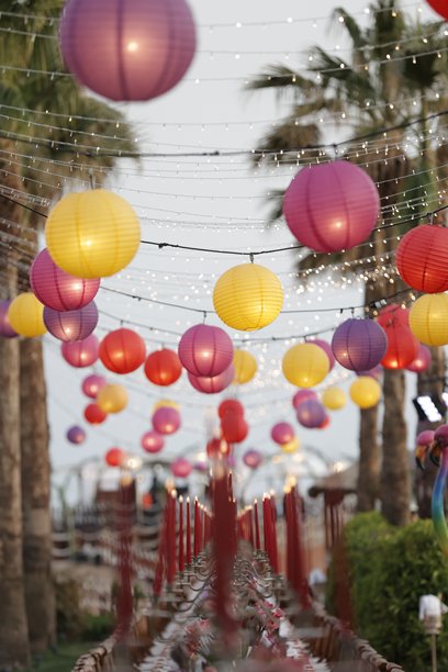 活动派对或婚礼接待的桌子布置库存照片图片下载