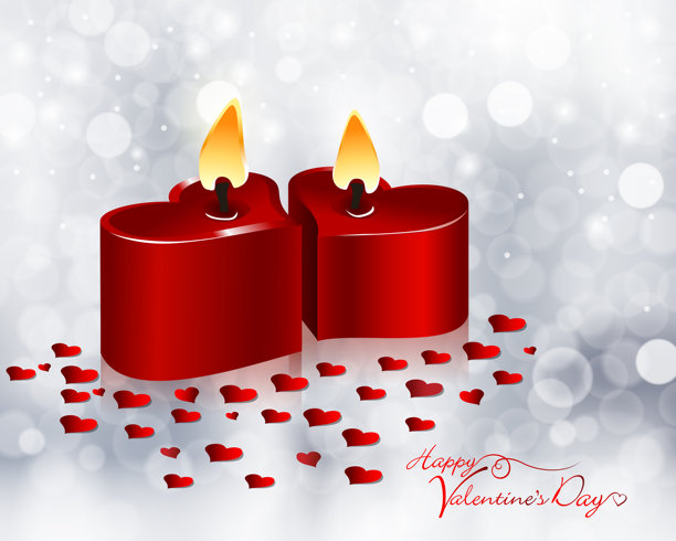 情人节蜡烛图片下载