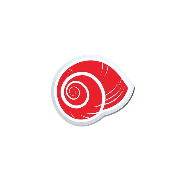 可爱的航海图标-海贝图片下载