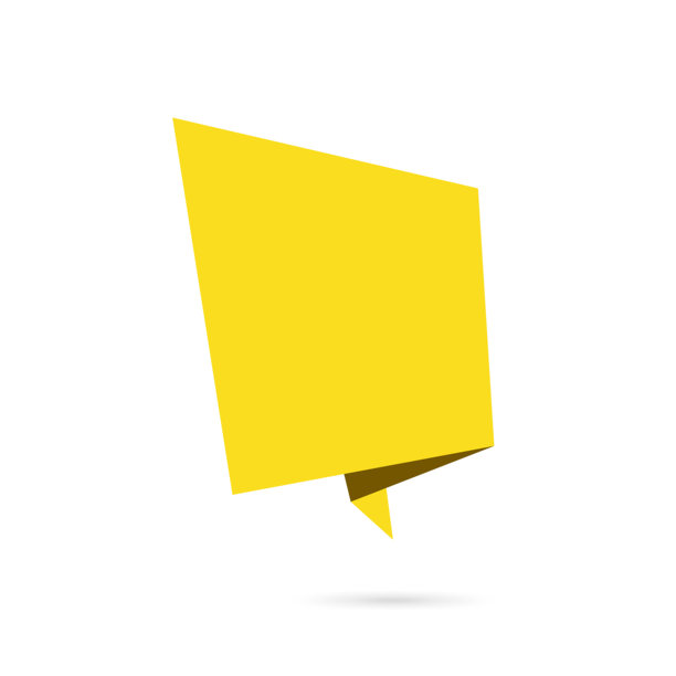 黄色横幅-白色背景上的设计元素图片下载