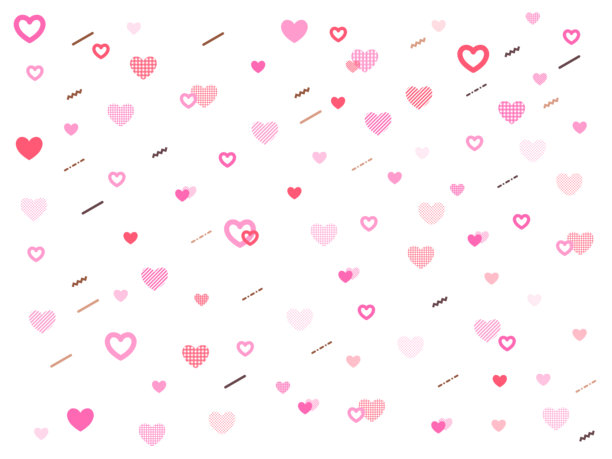 简单可爱的心形背景素材图片下载