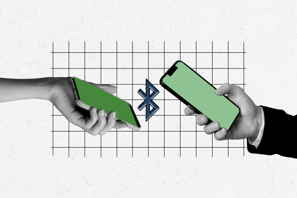 照片拼贴，智能手机，数字设备，无线网络连接，显示触摸屏，格子背景，发送数据传输图片下载