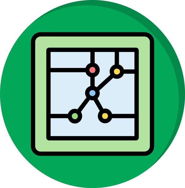 地铁地图线路填充圆圈阴影图片下载