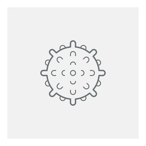 冠状病毒细菌病毒细胞图标图片下载