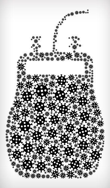 献血流感冠状病毒图标模式图片下载