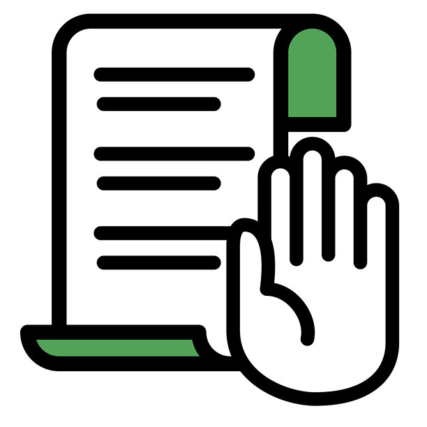 插图图标素材集：手持文件夹图片下载