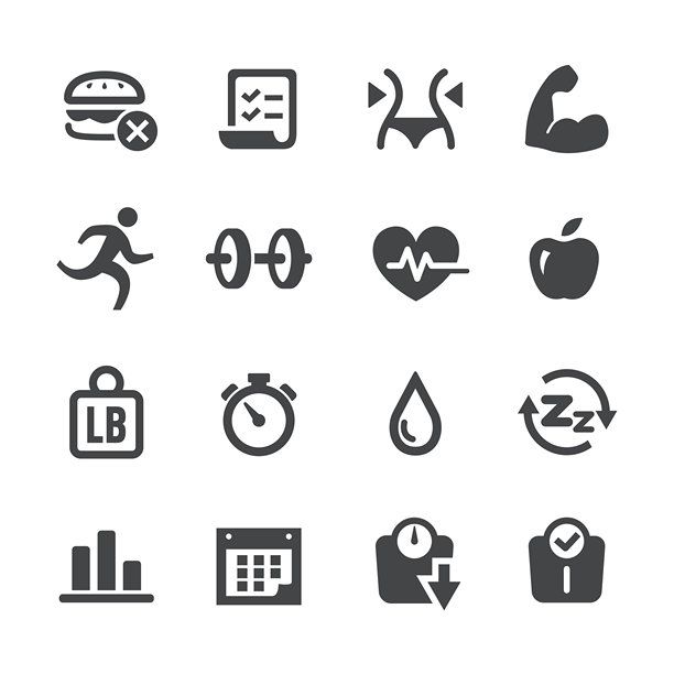 减肥图标-顶点系列图片下载