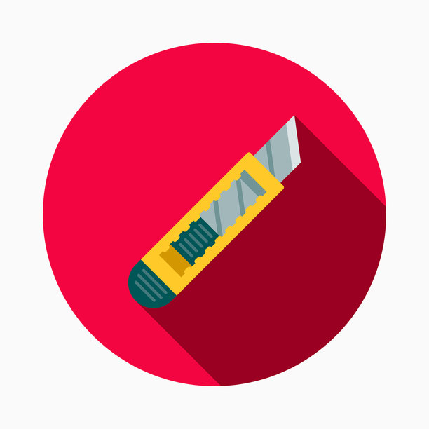 实用刀平面设计家居改善图标图片下载