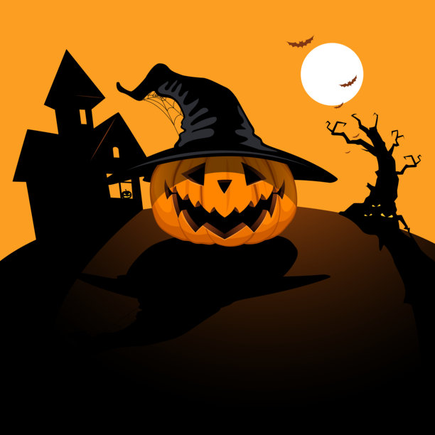 令人毛骨悚然的万圣节南瓜图片下载