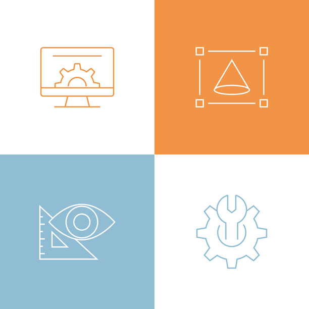 矢量插图3D打印和建模相关的细线图标。可编辑的矢量中风。图片下载