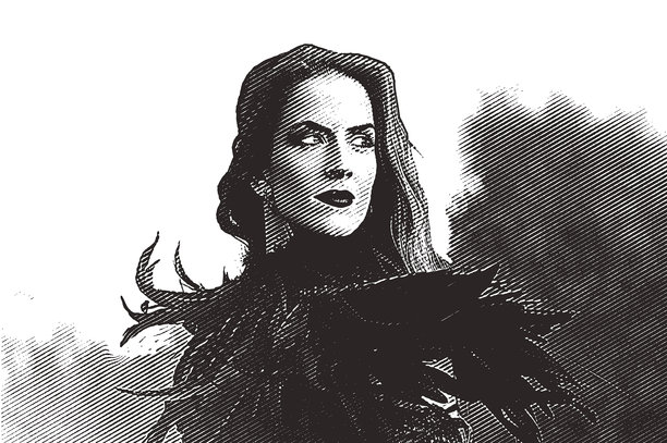 美丽的女战士图片下载