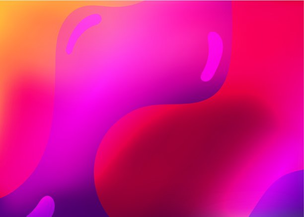 抽象多色未来现代波浪背景图片下载