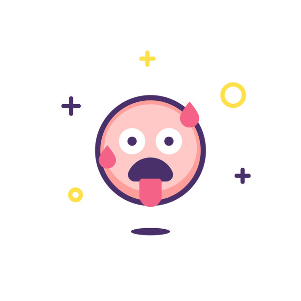 火花和星星的表情设计图片下载