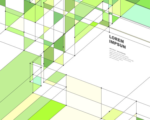颜色三角形与线几何极简主义图案背景图片下载