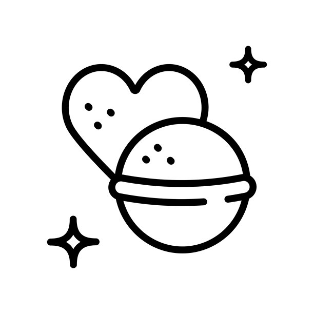 浴盐炸弹图标。用于芳香疗法和放松的闪亮海盐球。水疗泡泡香气孤立概念图片下载