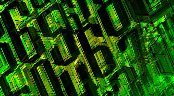 抽象的大黑色数字叠加在渐变的绿色和黄色背景上，装饰，时尚，横幅，模板，图片，背景，留白图片下载