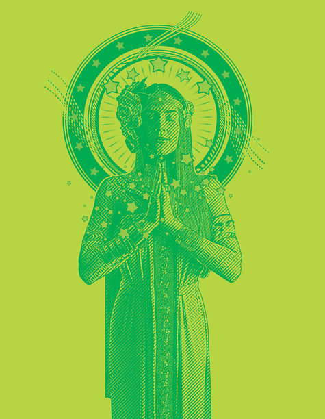 精神上的女人祈祷和冥想图片下载