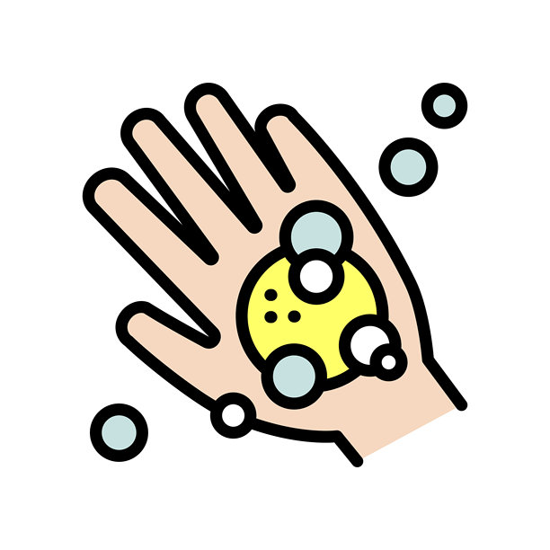 浴盐球图标。手中握着的美容浴球，伴有泡沫。用于芳香疗法和放松的闪亮海盐球。白色背景上的矢量插图。图片下载