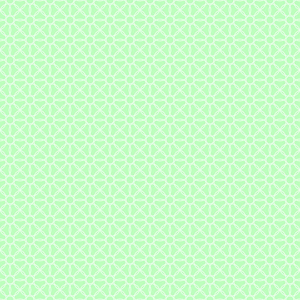 无缝抽象背景图案-绿色壁纸-矢量插图图片下载