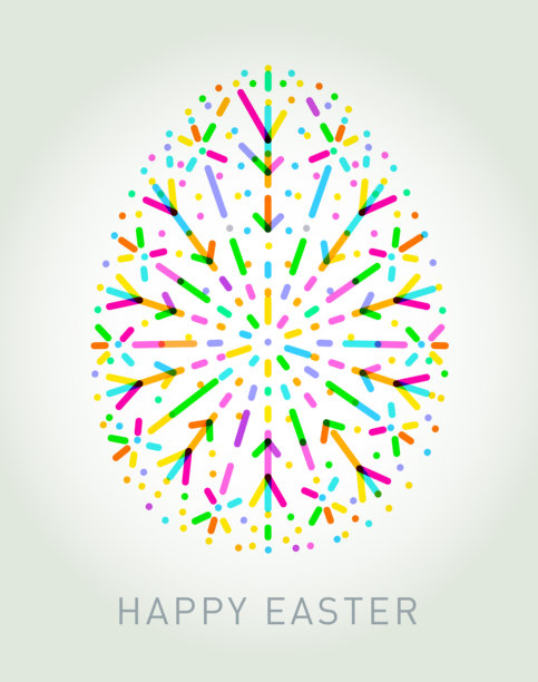 复活节彩蛋的问候图片下载