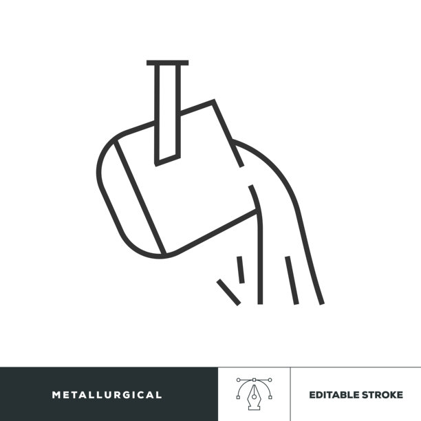 冶金工程可编辑的笔触图标图片下载