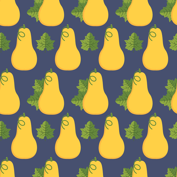 平面设计秋无缝冬南瓜图案图片下载