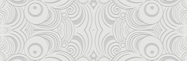 横幅、封面设计、壁纸、壁画。白色背景上的几何民族异域图案。3D，浮雕，涂鸦。装饰品，阿拉伯花纹，东方、亚洲、印度、墨西哥、阿兹特克的曼陀罗。图片下载